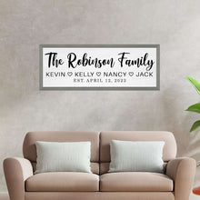 Personalized Family Wood Sign