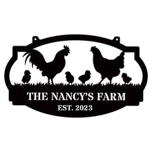 Personalized Farmyard Metal Sign