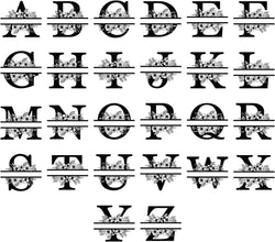 Floral Monogram Wall Art