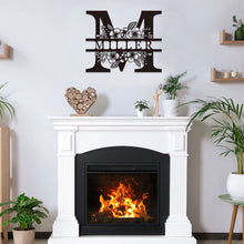 Floral Monogram Wall Art