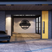 Custom Metal Workshop Sign