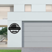 Custom Metal Workshop Sign