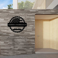 Custom Metal Workshop Sign