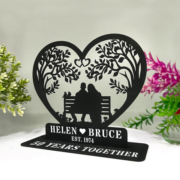 Heart-Shaped Tabletop Decoration