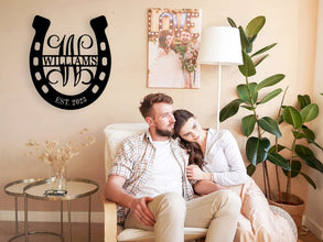Custom Horseshoe Sign