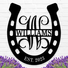 Custom Horseshoe Sign