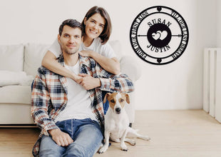 Custom Heart Metal Sign