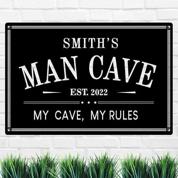 Personalized Man Cave Sign