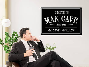 Personalized Man Cave Sign