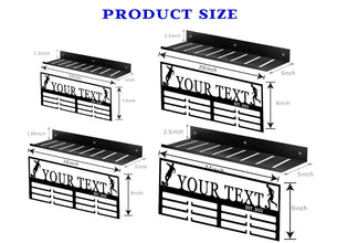 Personalized Metal Trophy Wall Display