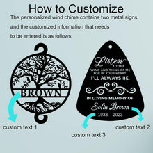 Personalized Memorial Wind Chime