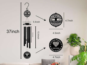 Personalized Memorial Wind Chimes