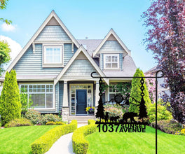 Bear Mountain Address Sign