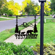 Bear Mountain Address Sign