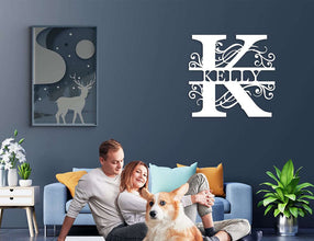 Custom Metal Initial Sign