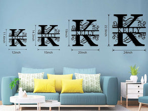 Custom Metal Initial Sign