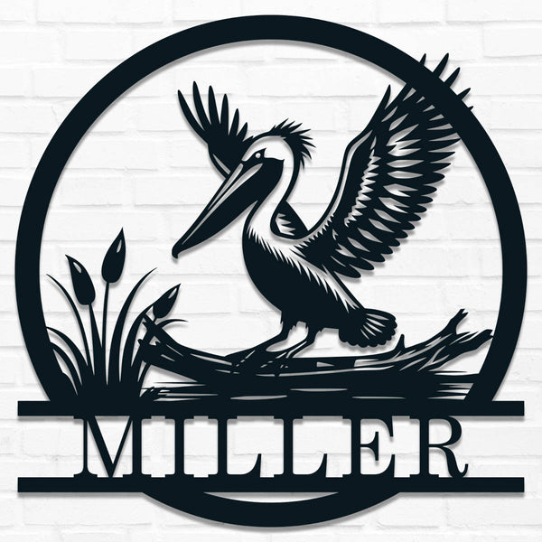 Pelican Name Sign