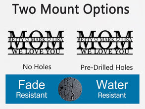 Custom MOM Metal Sign