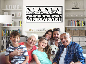 Personalized Iron Art MOM Plaque