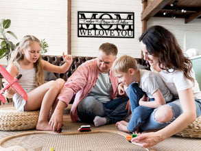 Personalized Iron Art MOM Plaque