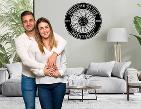 Custom Sunflower Welcome Sign