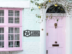 Star Address Sign