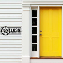 Star Address Sign