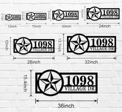 Star Address Sign