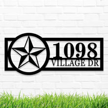 Star Address Sign