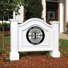 Custom tree of life reflection metal sign with names and EST year, featuring swing and deer, laser-cut from steel with powder coating for personalized wall décor