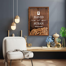 Personalized Wine Cork Shadow Box