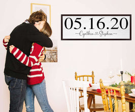 Personalized Wood Couple Plaque