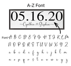 Personalized Wood Couple Plaque