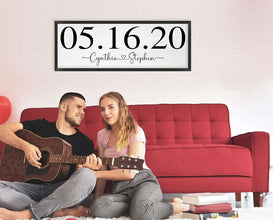 Personalized Wood Couple Plaque