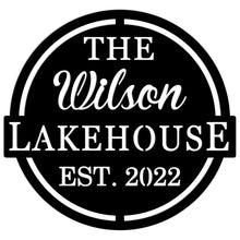 Personalized Lake House Sign