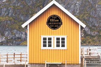 Personalized Lake House Sign