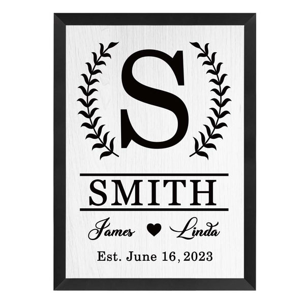 Custom Wood Family Sign