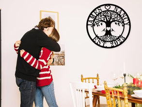 Personalized Tree of Life Steel Wall Art