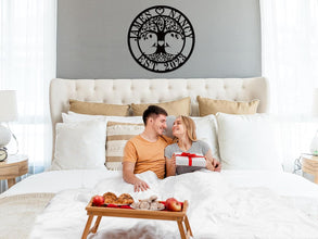 Personalized Tree of Life Steel Wall Art