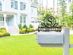 Custom Family Monogram Stainless Steel Mailbox Sign