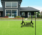 Custom Horse Address Plaque