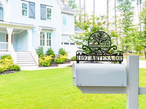 Personalized Tree of Life Mailbox Topper
