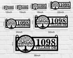 Hanging Address Sign