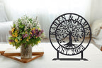 Custom Tree of Life Metal Tabletop Sign