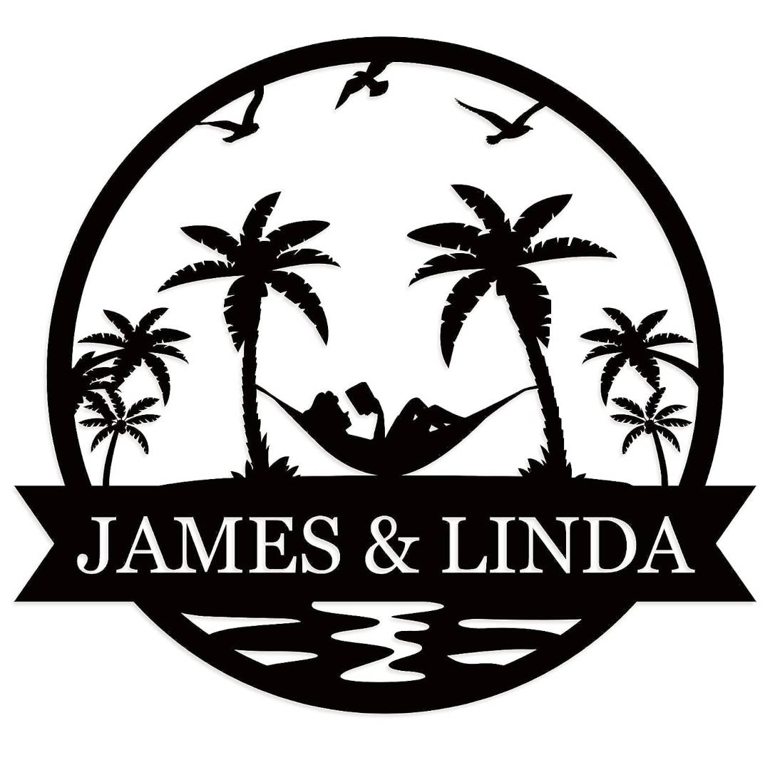 Custom Hammock Metal Sign Main image