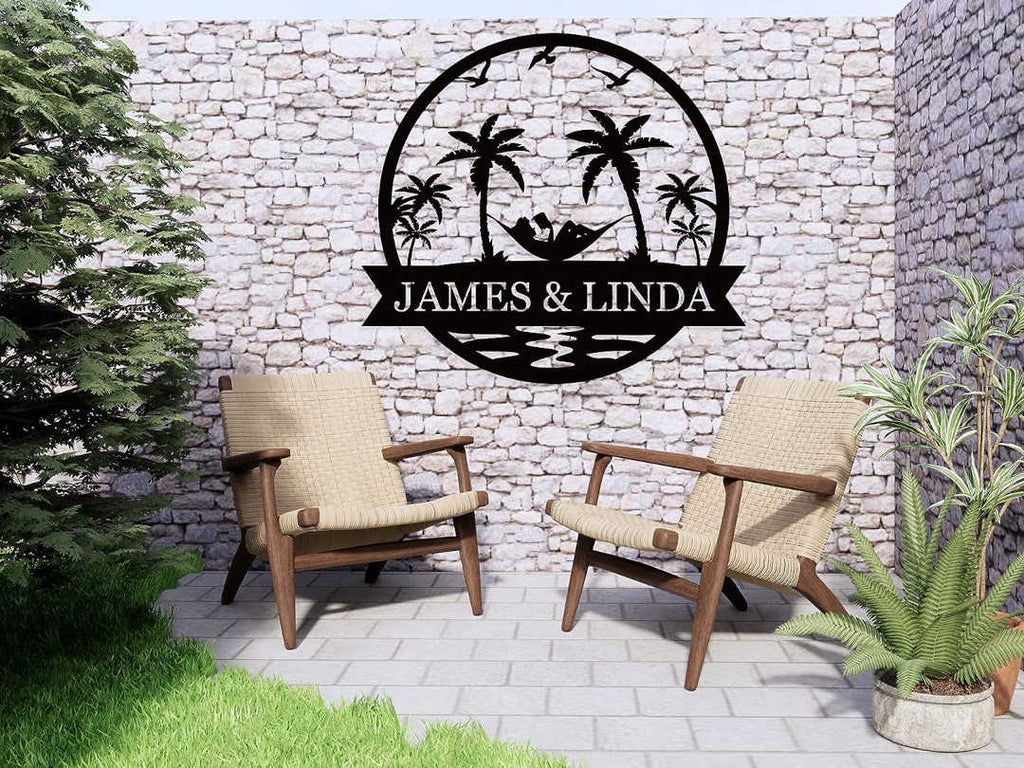 Custom Hammock Metal Sign