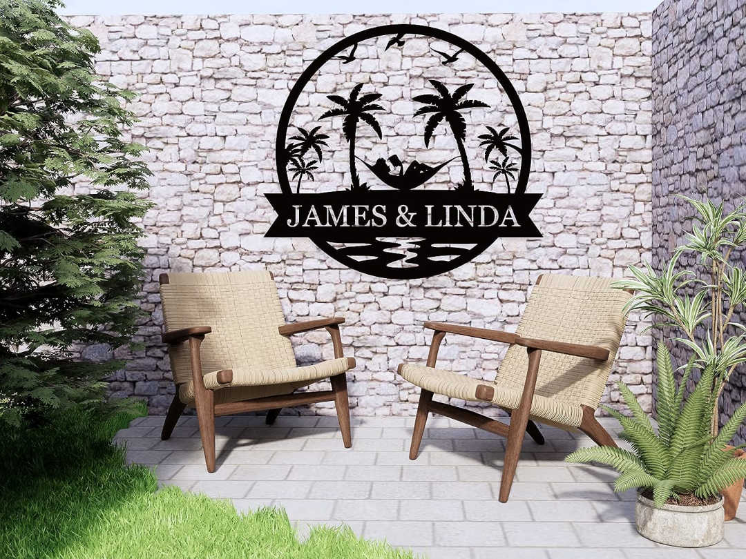 Custom Hammock Metal Sign