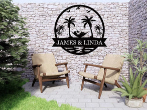 Custom Hammock Metal Sign