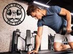 Fitness Themed Metal Sign