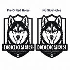 Custom Husky Pet Memorial Metal Sign